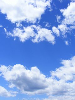 blue skies